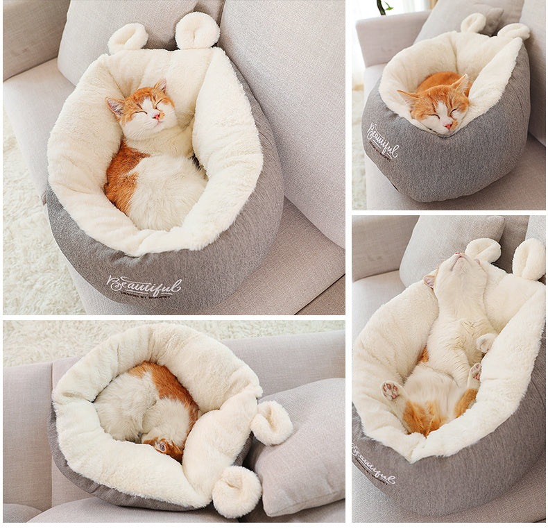 Warming Soft Sleeping Bag Pet Bed – Puppy Cushion