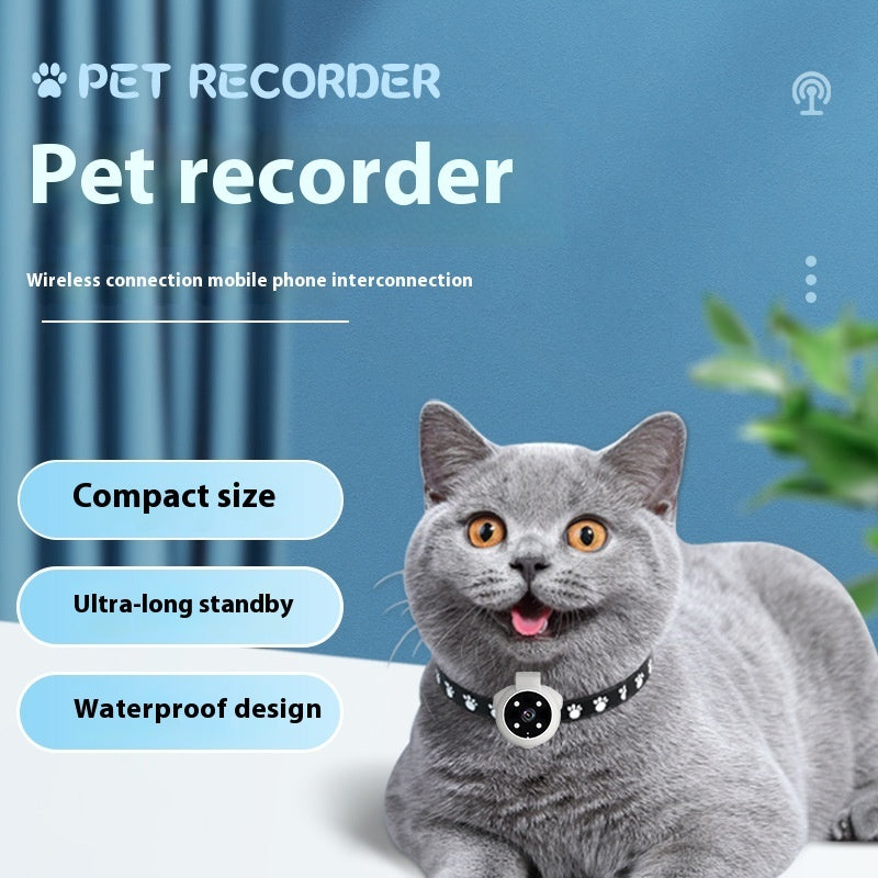 Pet Collar Camera with Motion Recorder