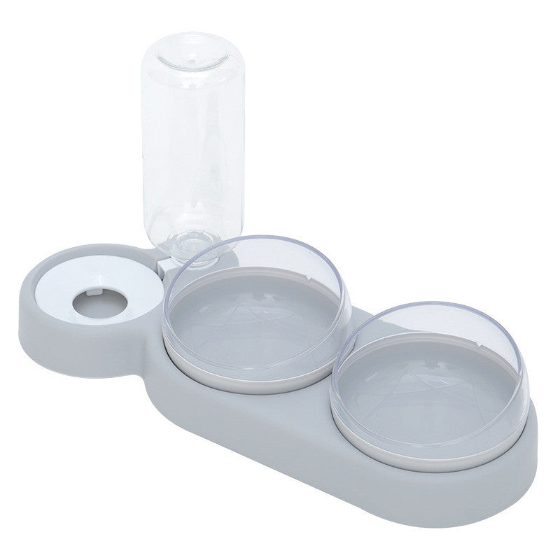 Automatic Dual Pet Feeder & Water Fountain