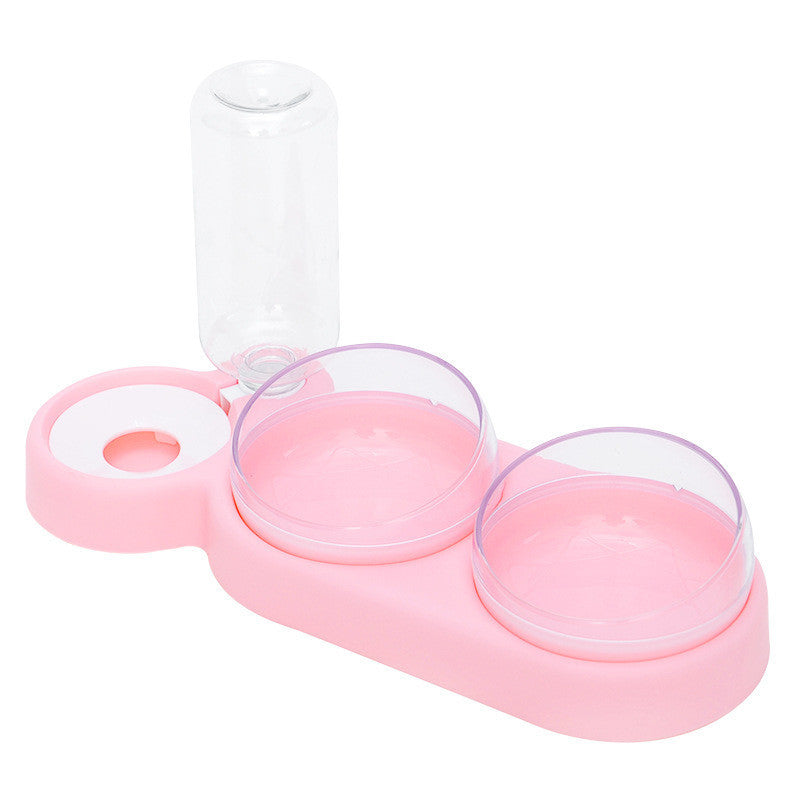 Automatic Dual Pet Feeder & Water Fountain