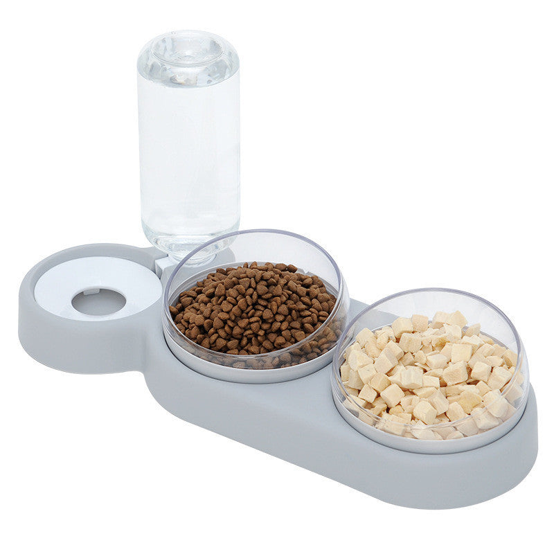 Automatic Dual Pet Feeder & Water Fountain