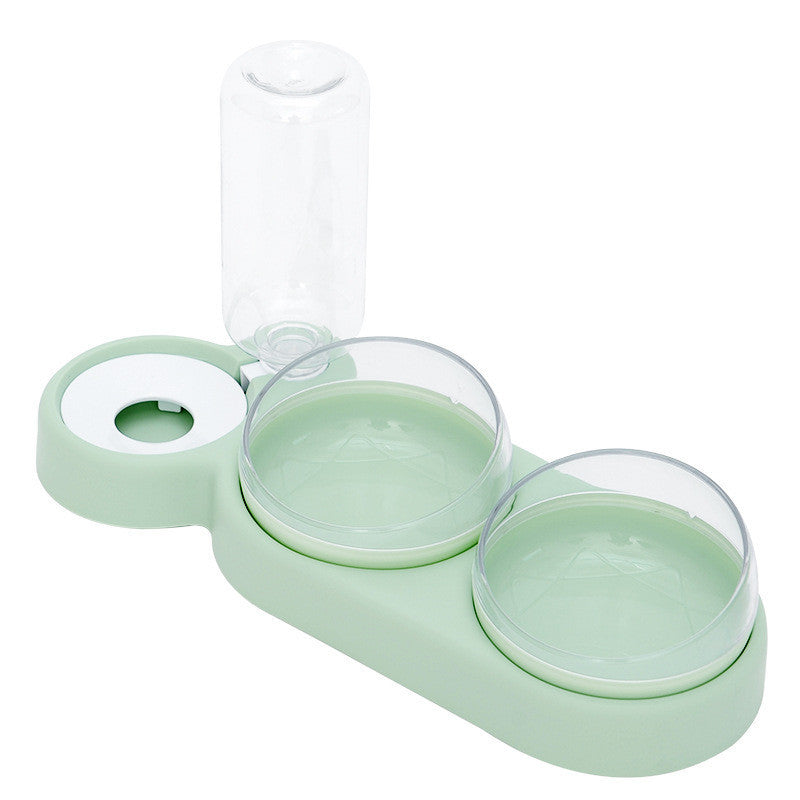 Automatic Dual Pet Feeder & Water Fountain