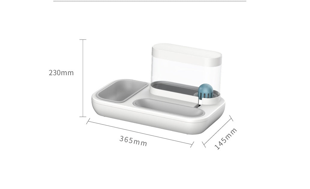 4-Style Automatic Pet Feeder & Drinking Fountain – 1.5L Capacity