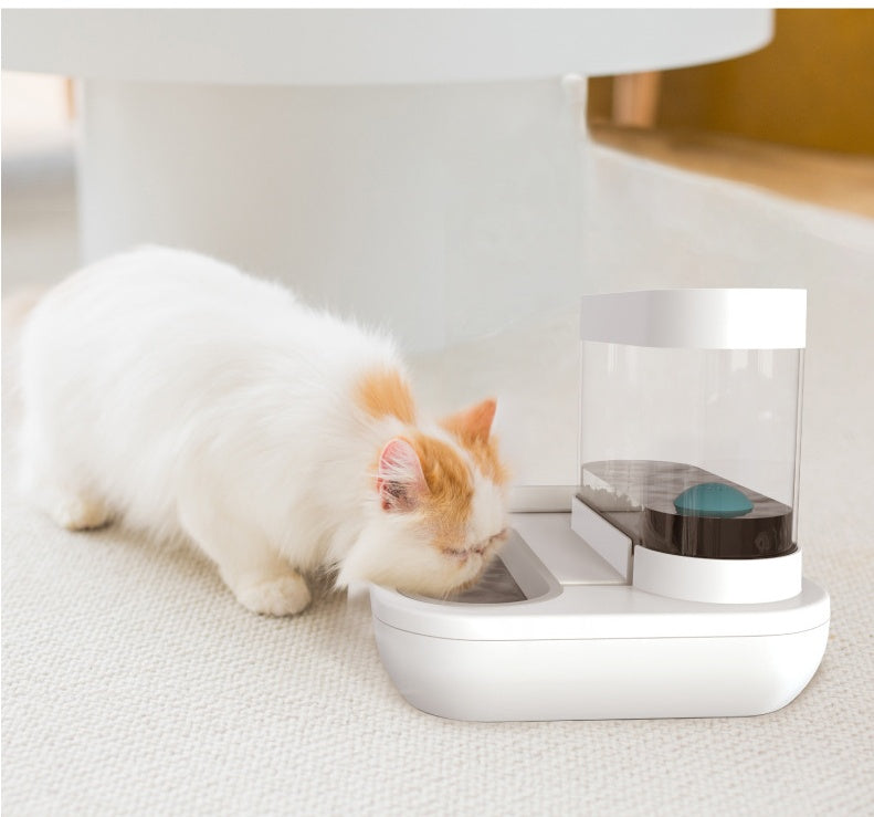 4-Style Automatic Pet Feeder & Drinking Fountain – 1.5L Capacity