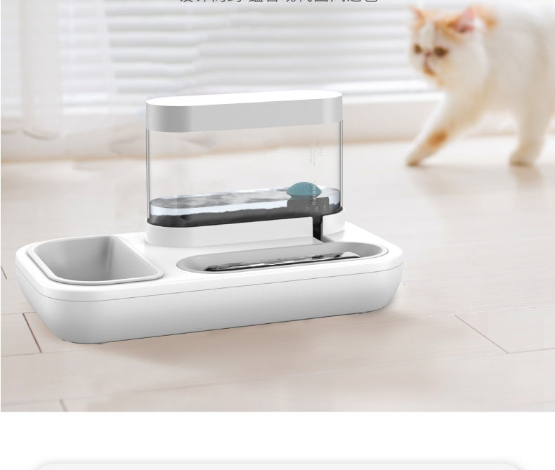 4-Style Automatic Pet Feeder & Drinking Fountain – 1.5L Capacity