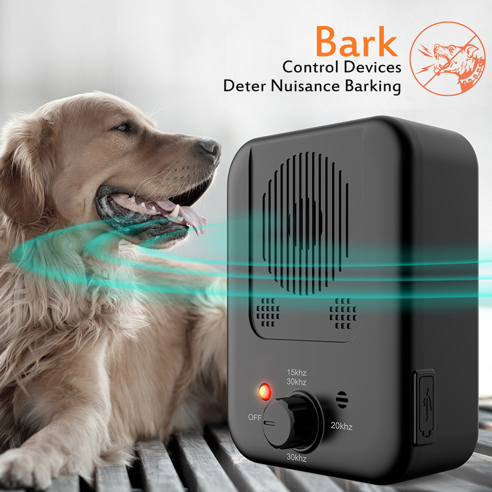 Ultrasonic Dog Anti-Barking Collar – Training Device