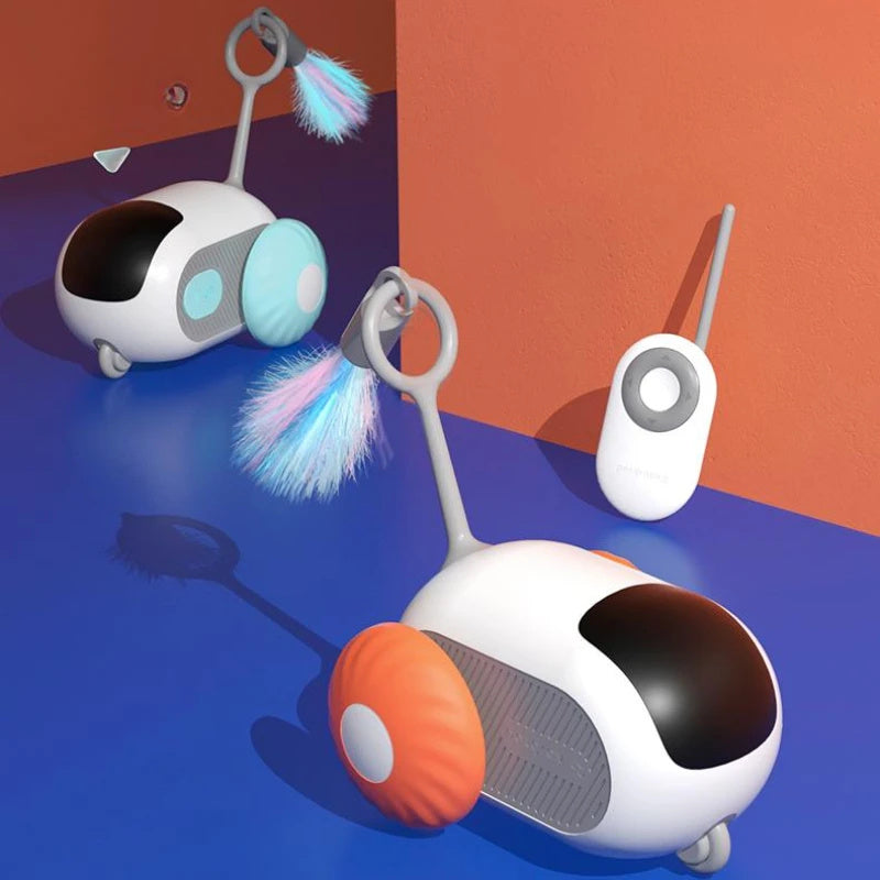 Remote Control Interactive Cat Car Toy – USB Rechargeable