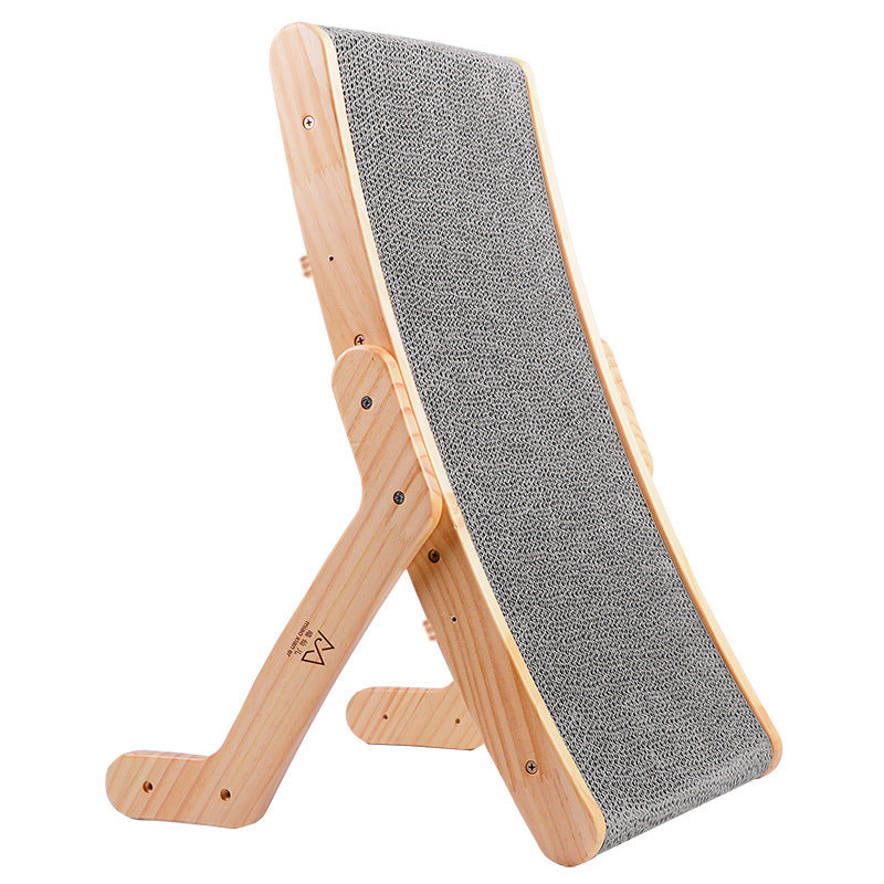 Vertical Corrugated Cat Bed with Scratch Core