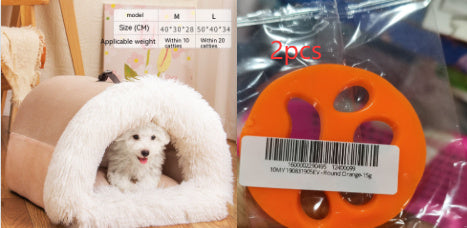 Portable Splice Warm Pet Nest – Moisture-Proof Autumn & Winter Bed