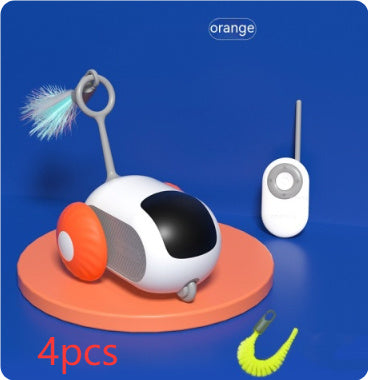 Remote Control Interactive Cat Car Toy – USB Rechargeable