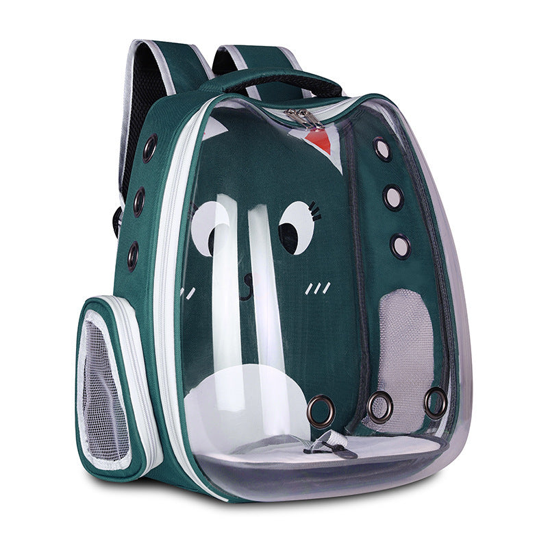 Breathable Pet Backpack – Comfortable Travel Space Bag