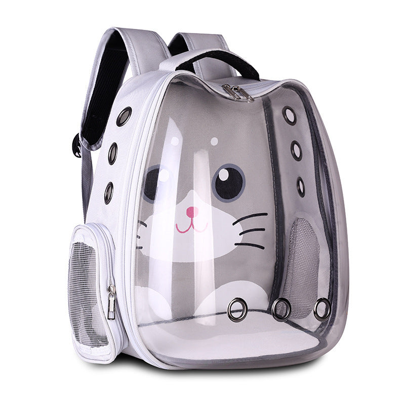 Breathable Pet Backpack – Comfortable Travel Space Bag