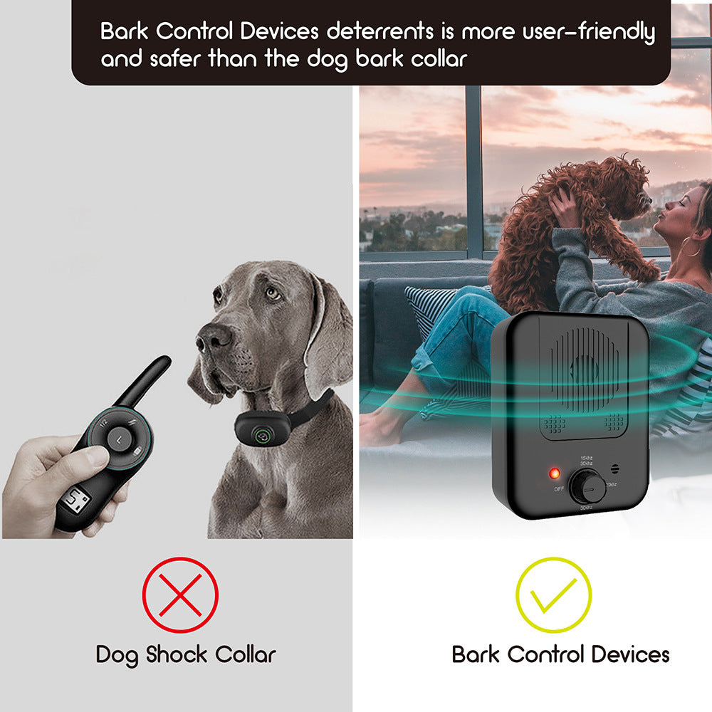 Ultrasonic Dog Anti-Barking Collar – Training Device