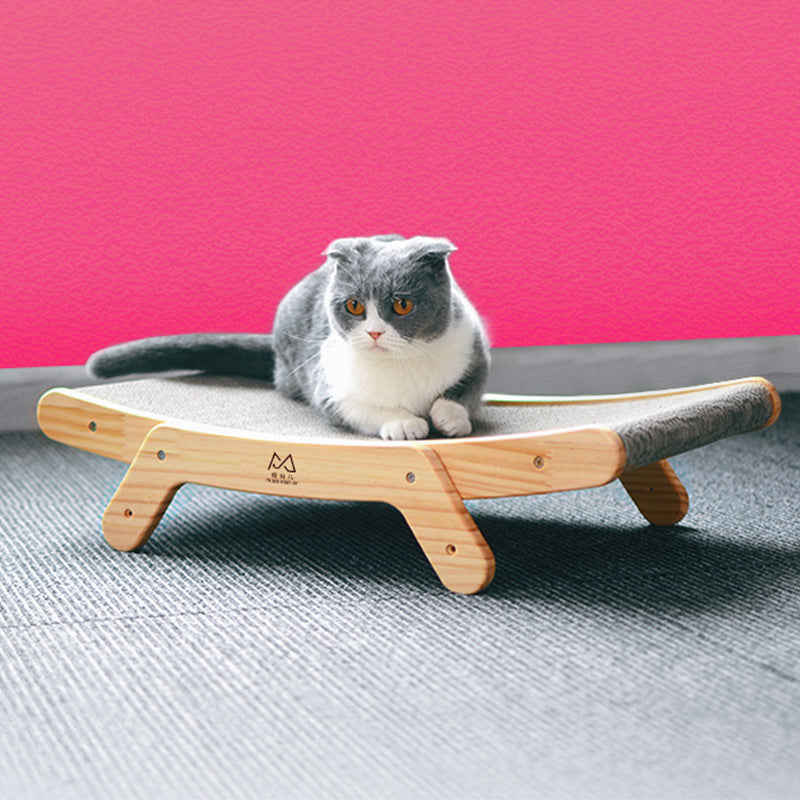 Vertical Corrugated Cat Bed with Scratch Core