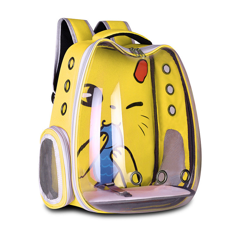 Breathable Pet Backpack – Comfortable Travel Space Bag