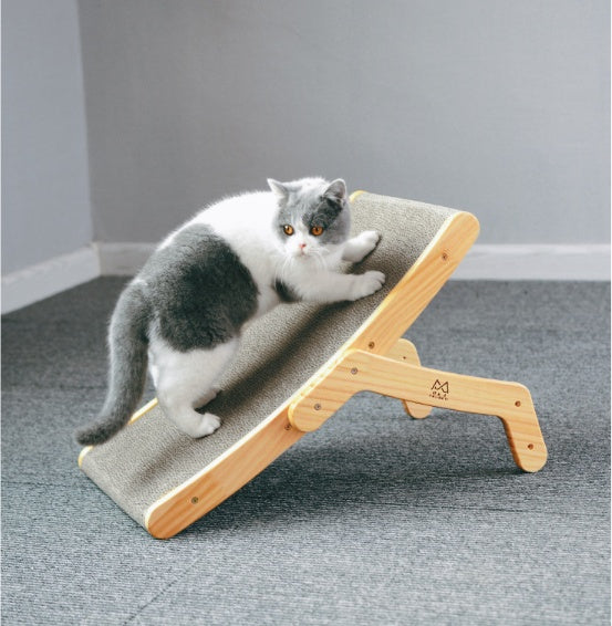 Vertical Corrugated Cat Bed with Scratch Core
