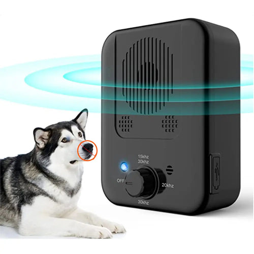 Ultrasonic Dog Anti-Barking Collar – Training Device