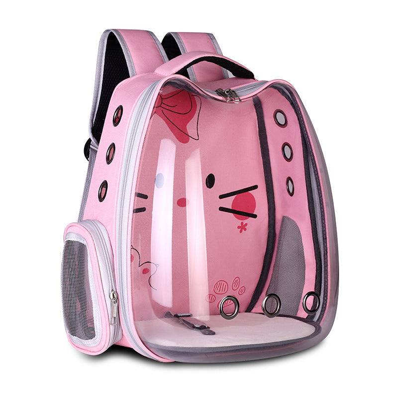 Breathable Pet Backpack – Comfortable Travel Space Bag