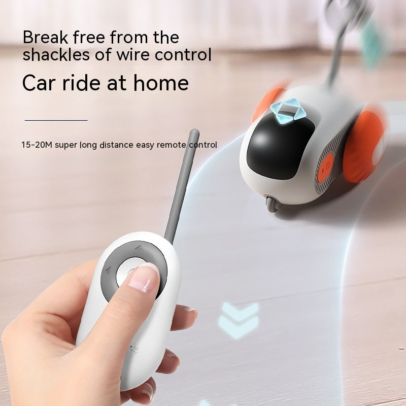 Remote Control Interactive Cat Car Toy – USB Rechargeable