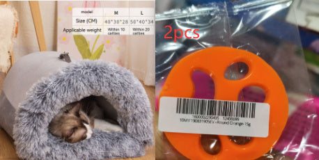 Portable Splice Warm Pet Nest – Moisture-Proof Autumn & Winter Bed