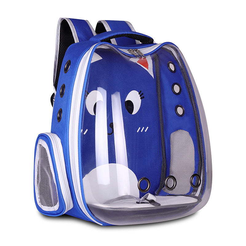Breathable Pet Backpack – Comfortable Travel Space Bag