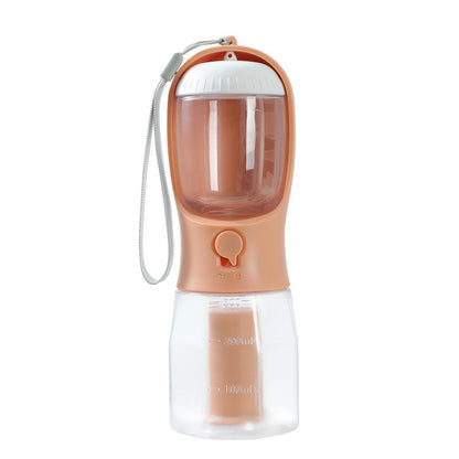 3-in-1 Portable Dog Water Bottle – Feeder & Waste Bag Holder