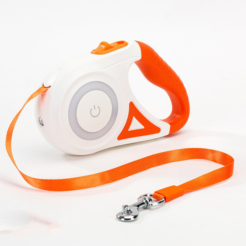 Retractable Dog Leash with Collar – For Small & Medium Pets