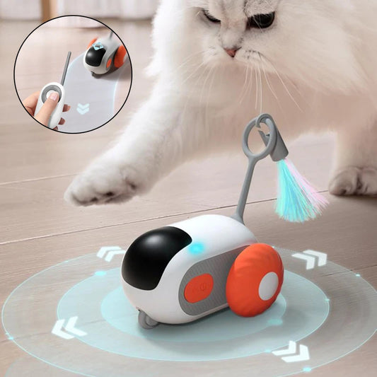 Remote Control Interactive Cat Car Toy – USB Rechargeable