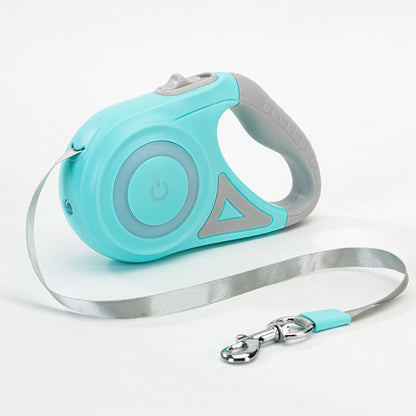 Retractable Dog Leash with Collar – For Small & Medium Pets