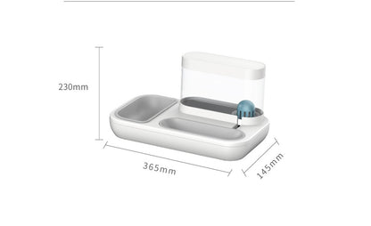 4-Style Automatic Pet Feeder & Drinking Fountain – 1.5L Capacity