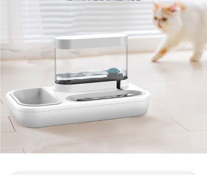 4-Style Automatic Pet Feeder & Drinking Fountain – 1.5L Capacity