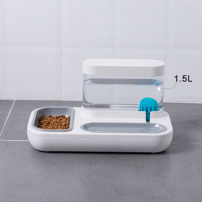 4-Style Automatic Pet Feeder & Drinking Fountain – 1.5L Capacity