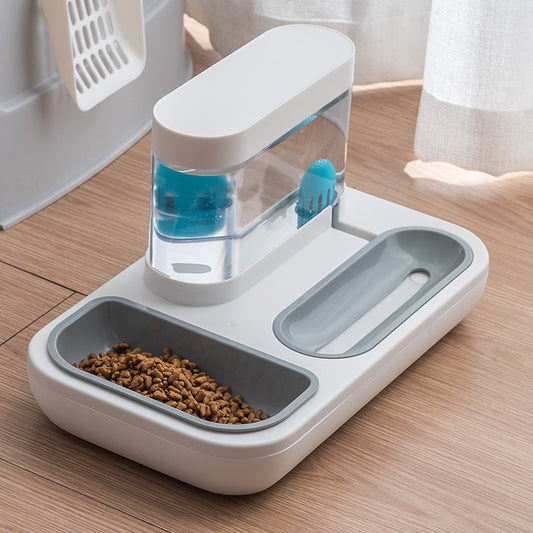 4-Style Automatic Pet Feeder & Drinking Fountain – 1.5L Capacity