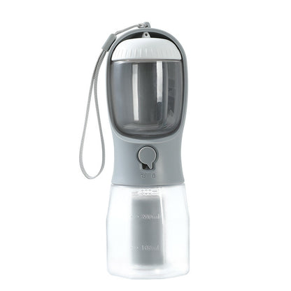 3-in-1 Portable Dog Water Bottle – Feeder & Waste Bag Holder