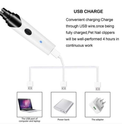 Pet Dog Cat Pencil Sharpener, Electric Nail Clippers Cleaning