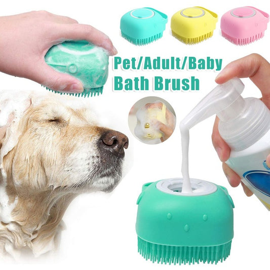 Silicone Grooming Glove Brush for Dogs & Cats