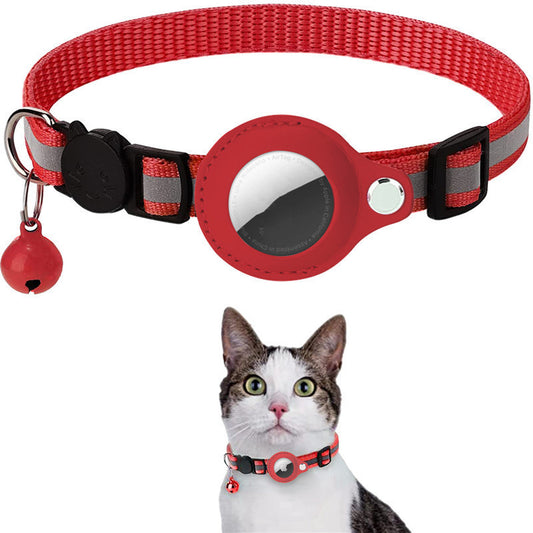 Reflective Waterproof Pet Collar with Air Tag Holder