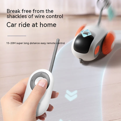 Remote Control Interactive Cat Car Toy – USB Rechargeable
