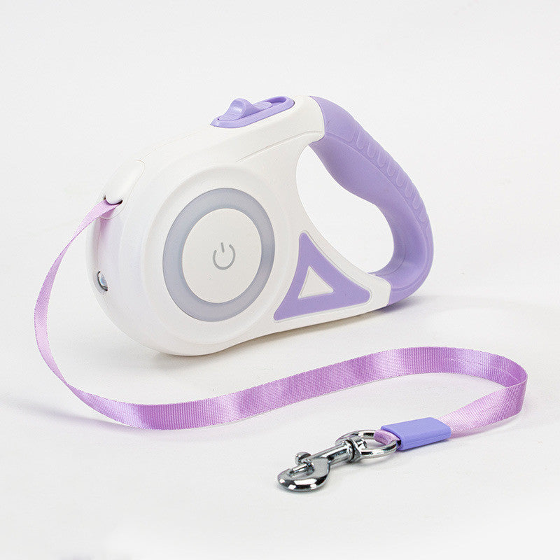 Retractable Dog Leash with Collar – For Small & Medium Pets